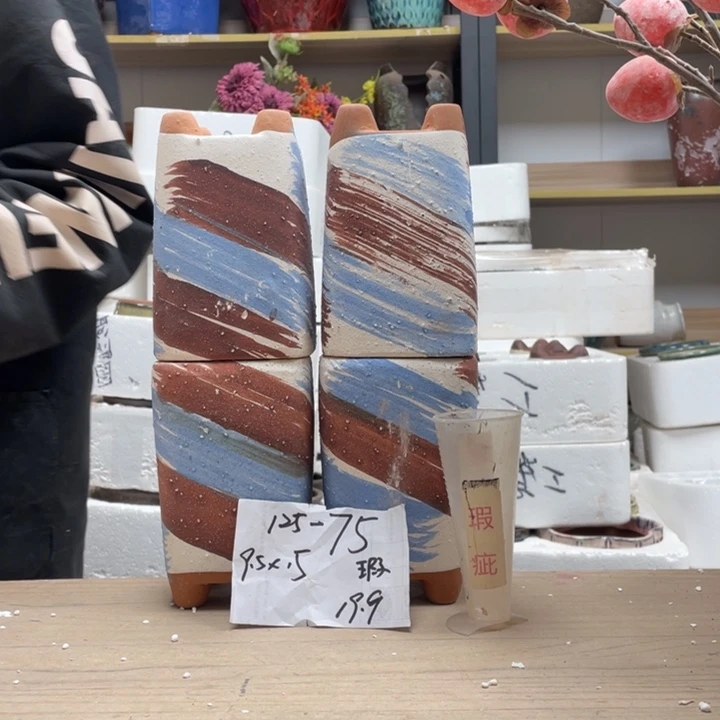 粗陶多肉花盆微瑕75