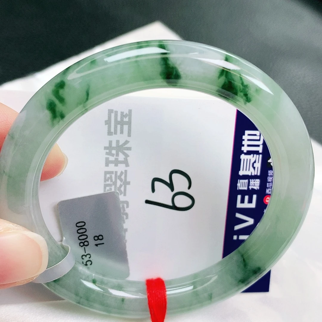 翡翠未镶嵌手镯缅甸天然A货翡翠手镯