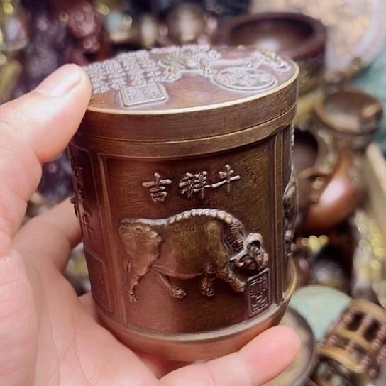 铜制文玩把玩物件