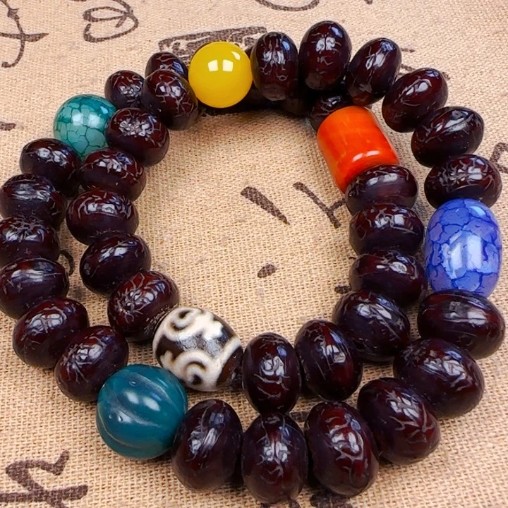 凤眼菩提吊坠双圈