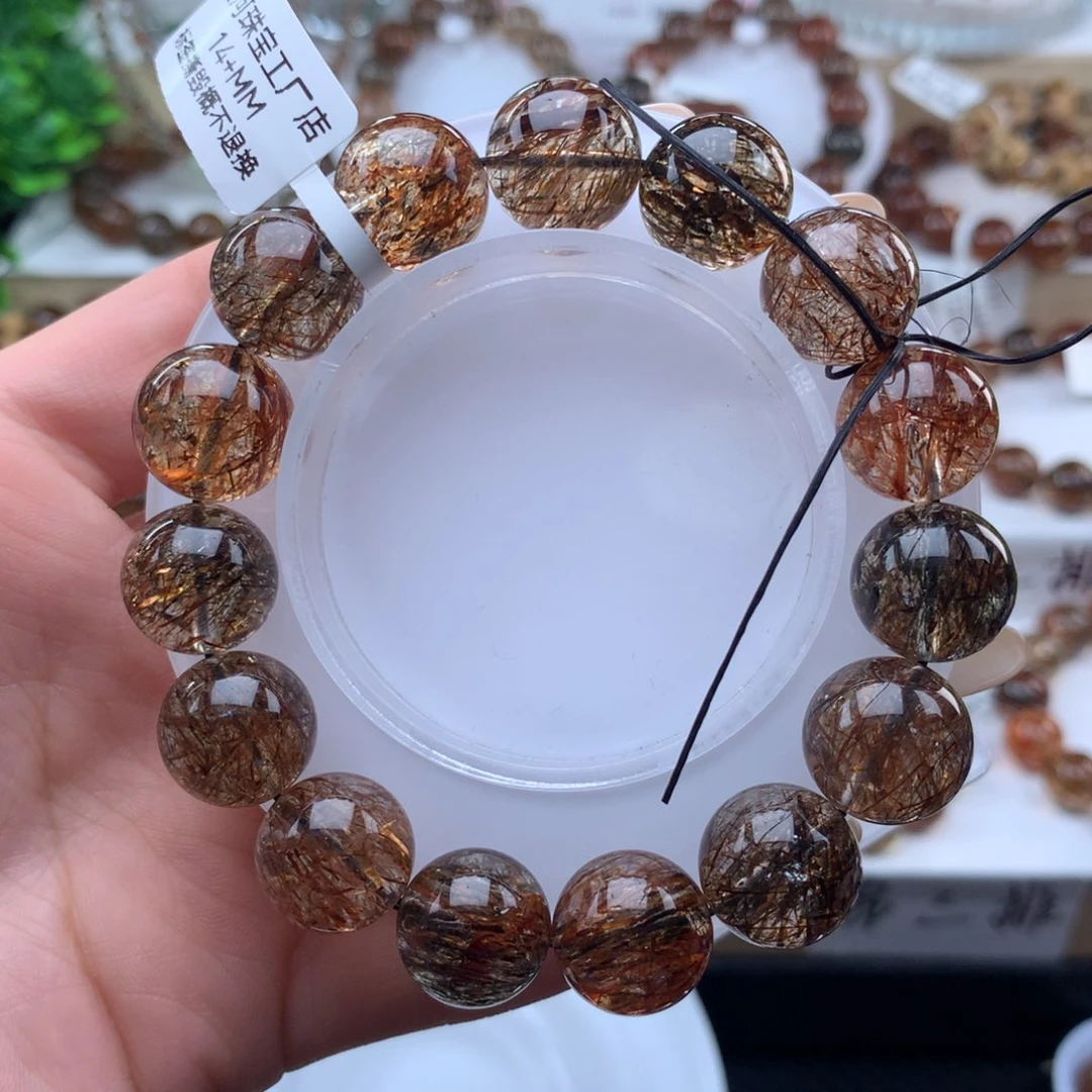 手串水晶未镶嵌黑金超七多样性发其一