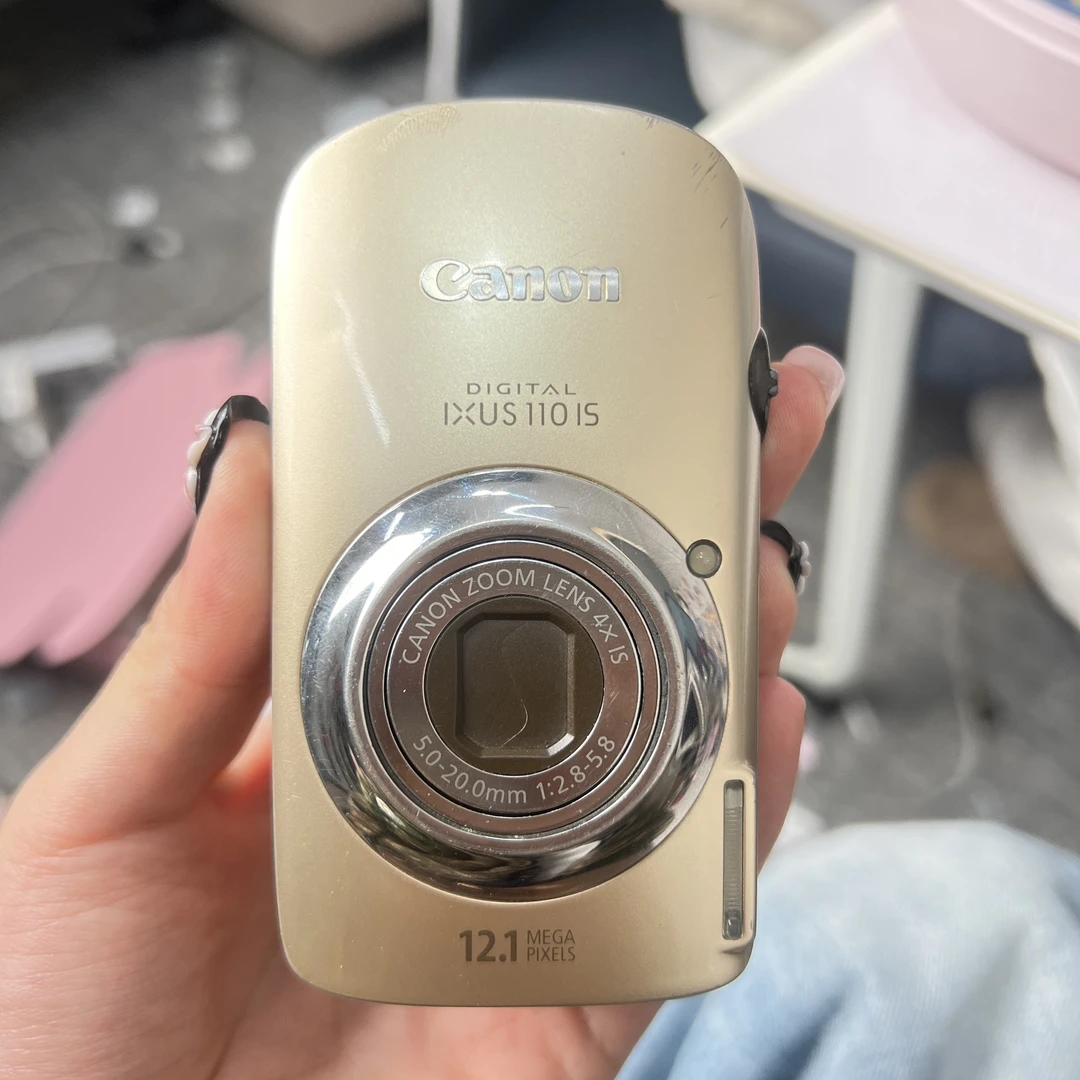 95新 Canon/佳能 ixus110金色1210w像素4倍光学变焦ccd