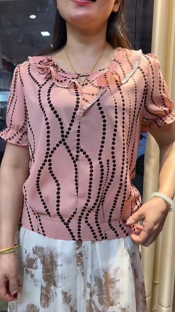 时尚百搭气质洋气薄款毛针织衫通用潮流中袖女装针织休闲镂空