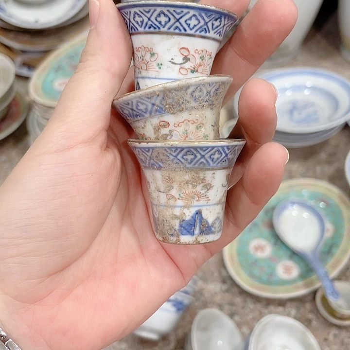 向***ঞ瓷片景德镇现代工艺品