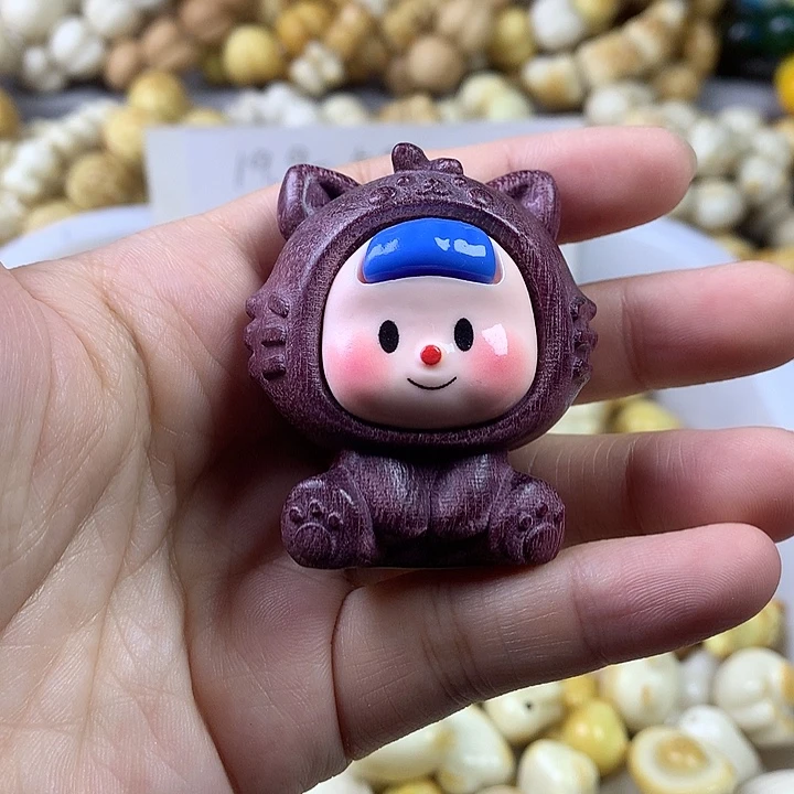 手串菩提根/象牙果紫罗兰木小摆件