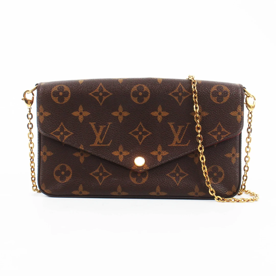 95新 LouisVuitton/路易威登 72542B老花三合一单肩斜挎包