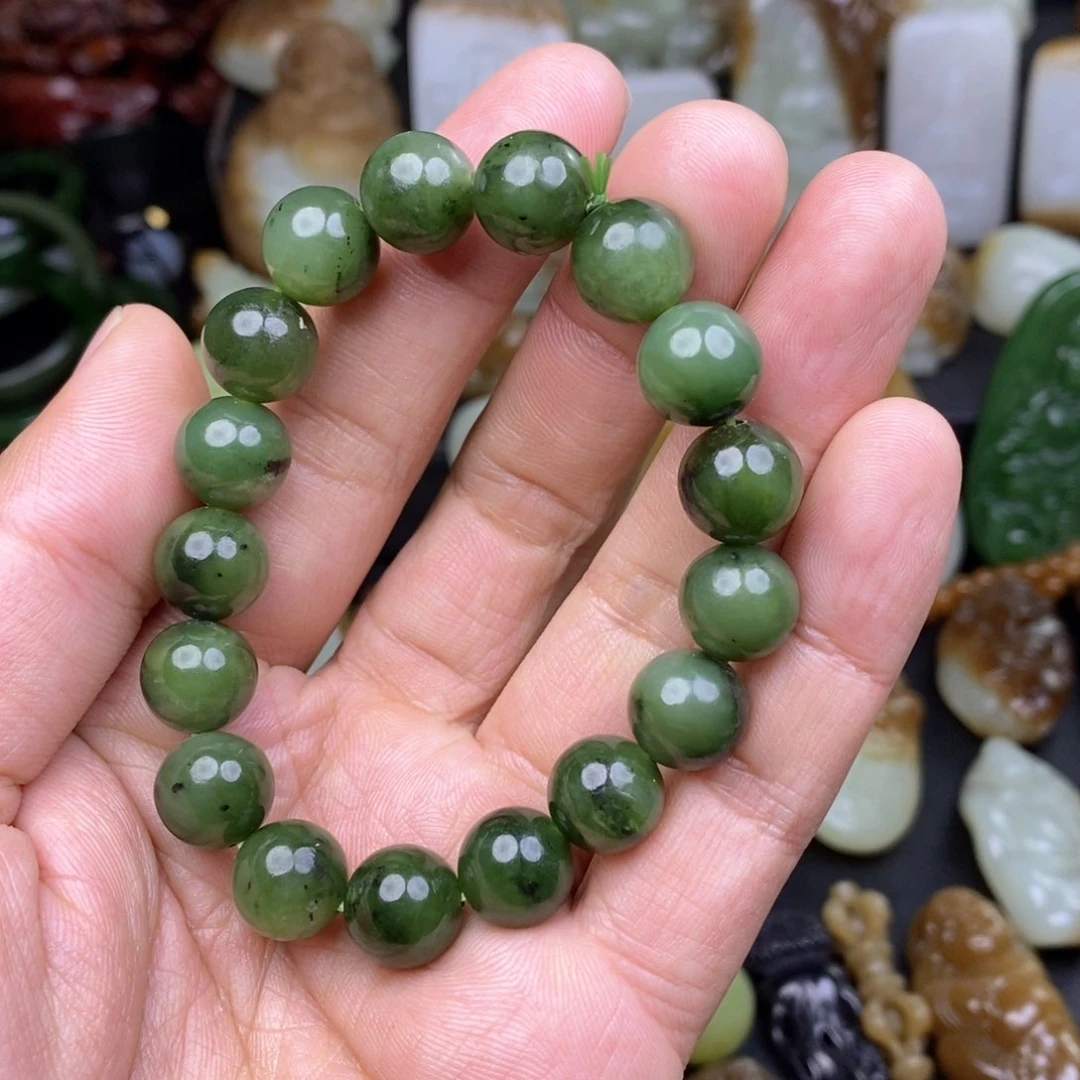 和田玉手串未镶嵌