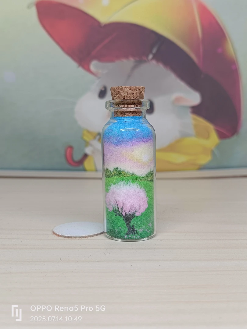 不挑图案随机创意个性手工艺潮流许愿瓶沙瓶画摆件