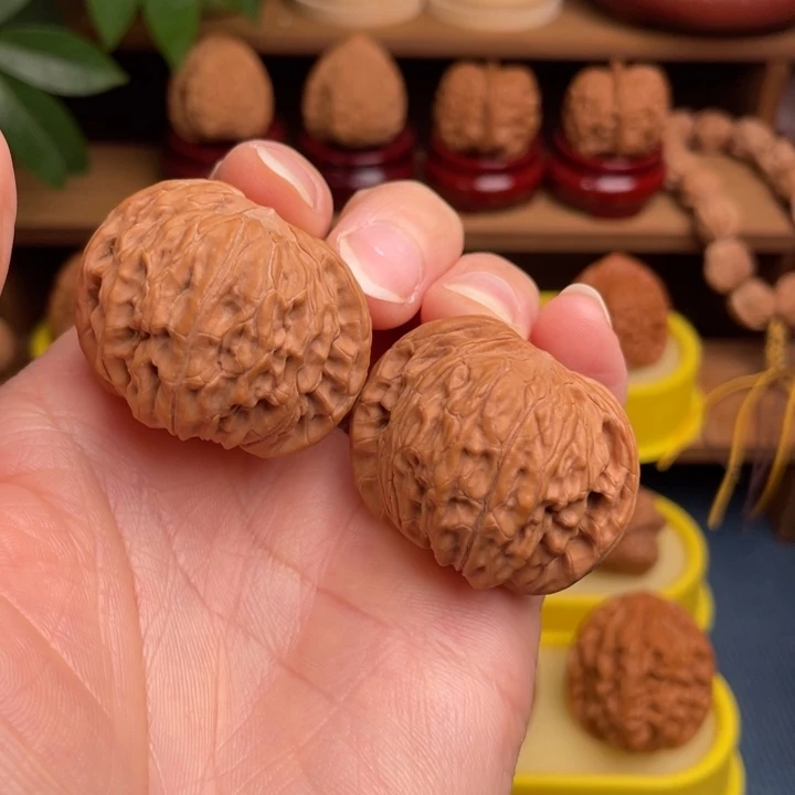 文玩核桃把件风*磨盘38