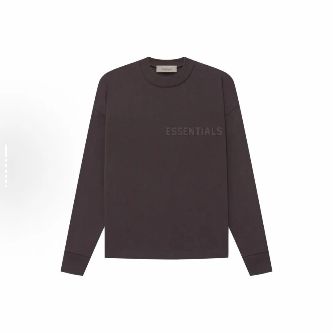 Essentials 23款胶印logo长袖T恤