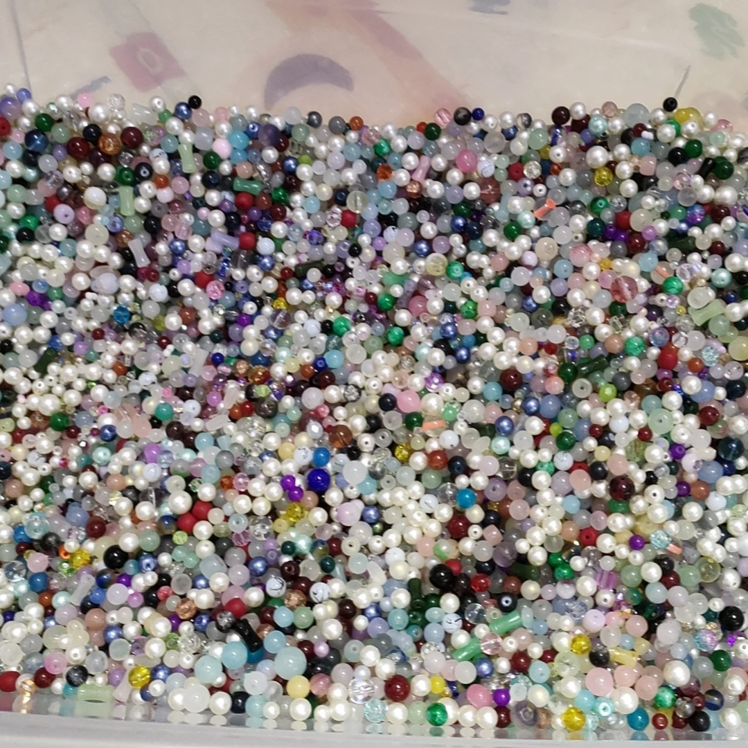 合金琉璃手链 手工diy彩色琉璃手链散珠对对碰盲袋