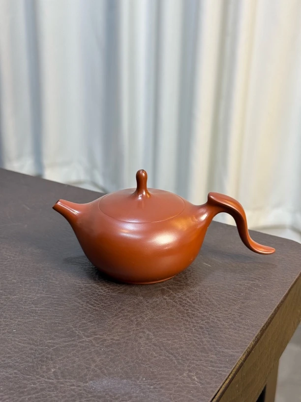 飞燕壶纯手工薄胎朱泥小品壶小容量泡茶器功夫茶具精工泡茶壶398