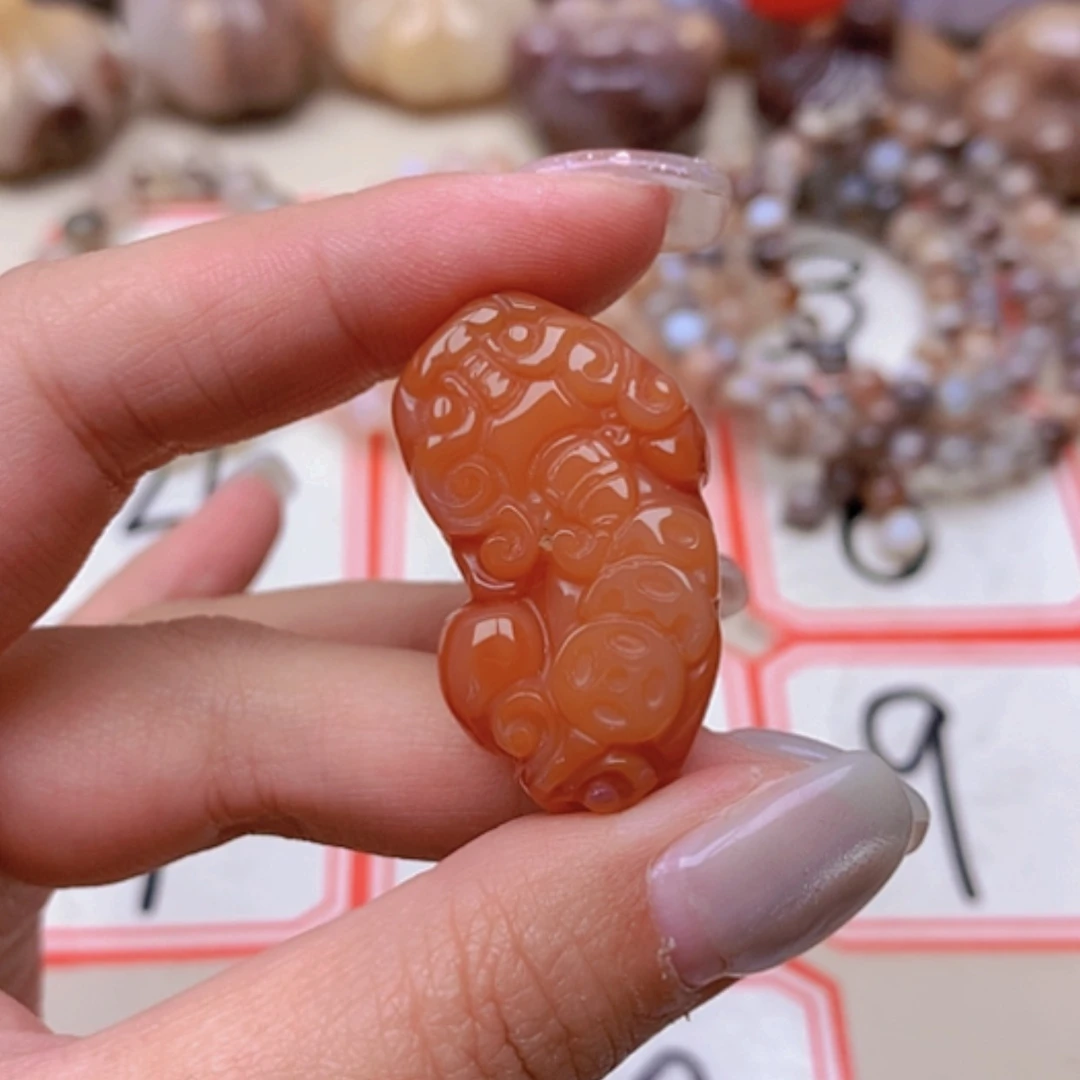 【闪购商品】未镶嵌玛瑙/玉髓珠宝半成品易*