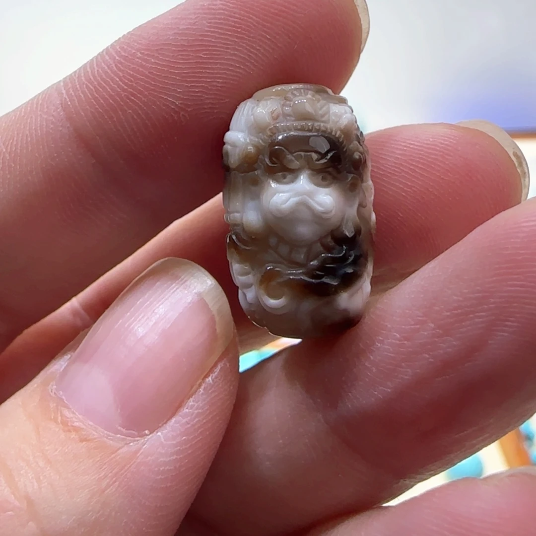 玛瑙/玉髓珠子未镶嵌羽*