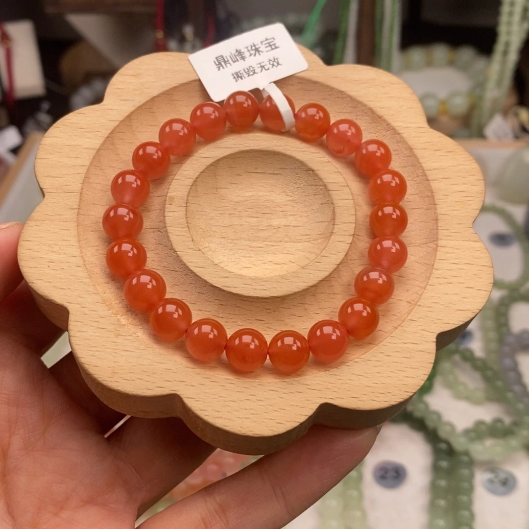 南红玛瑙手链未镶嵌小*?