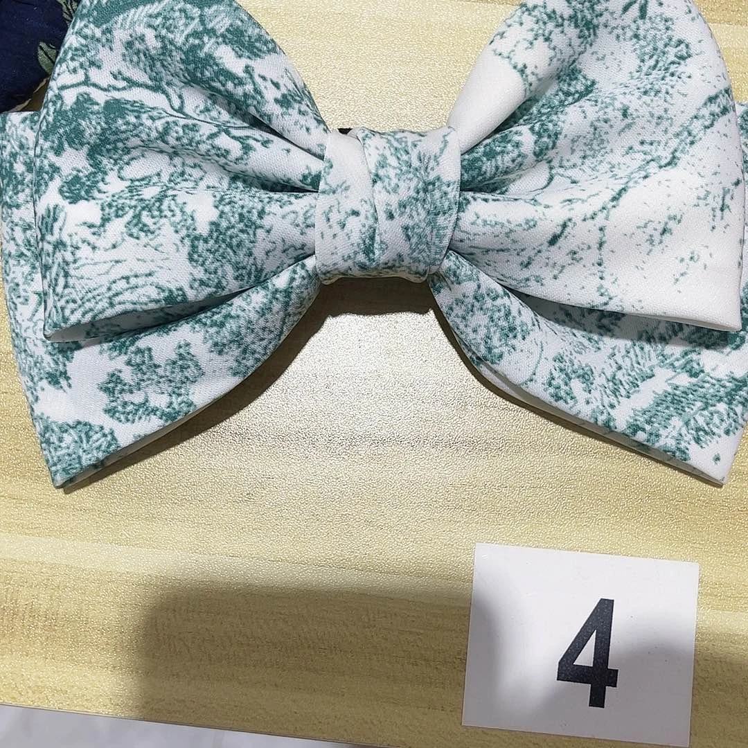 皮质铁合金蝴蝶结发夹