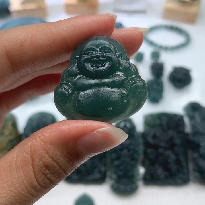 未镶嵌定制翡翠毛货不退不换