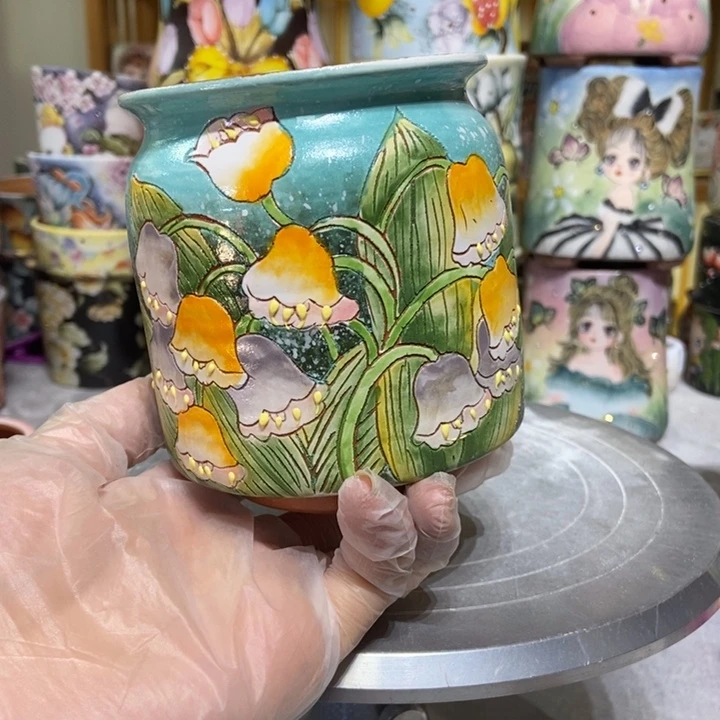 景德镇艺术手绘作品