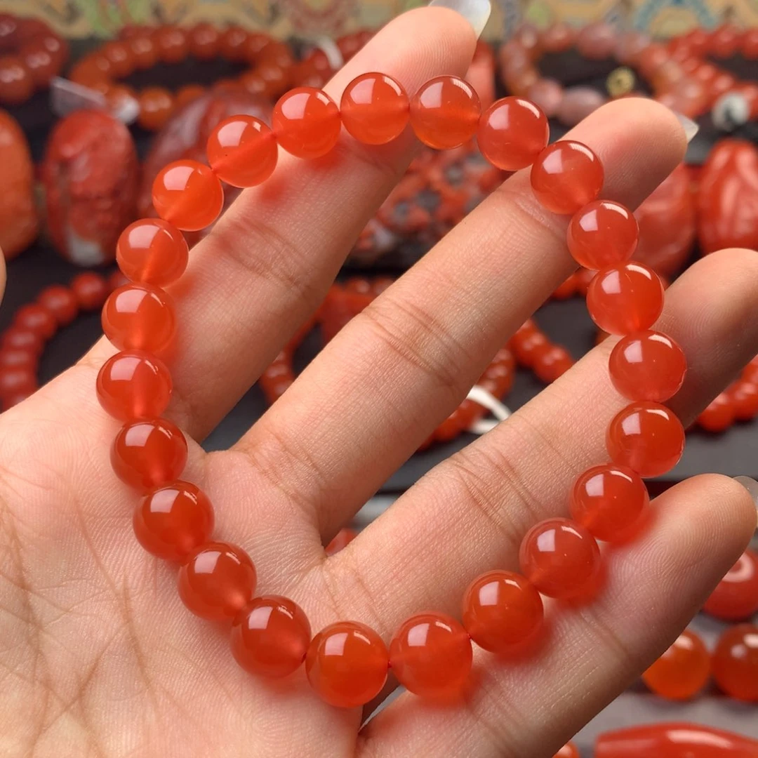 未镶嵌手串南红玛瑙