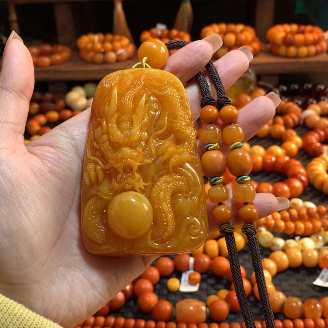 【闪购商品】蜜蜡吊坠(赠链)未镶嵌蜜蜡吊坠