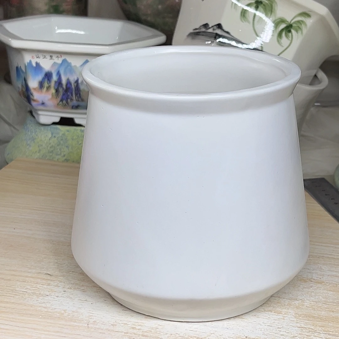 陶瓷绿植多肉微瑕花盆外口径：13*15