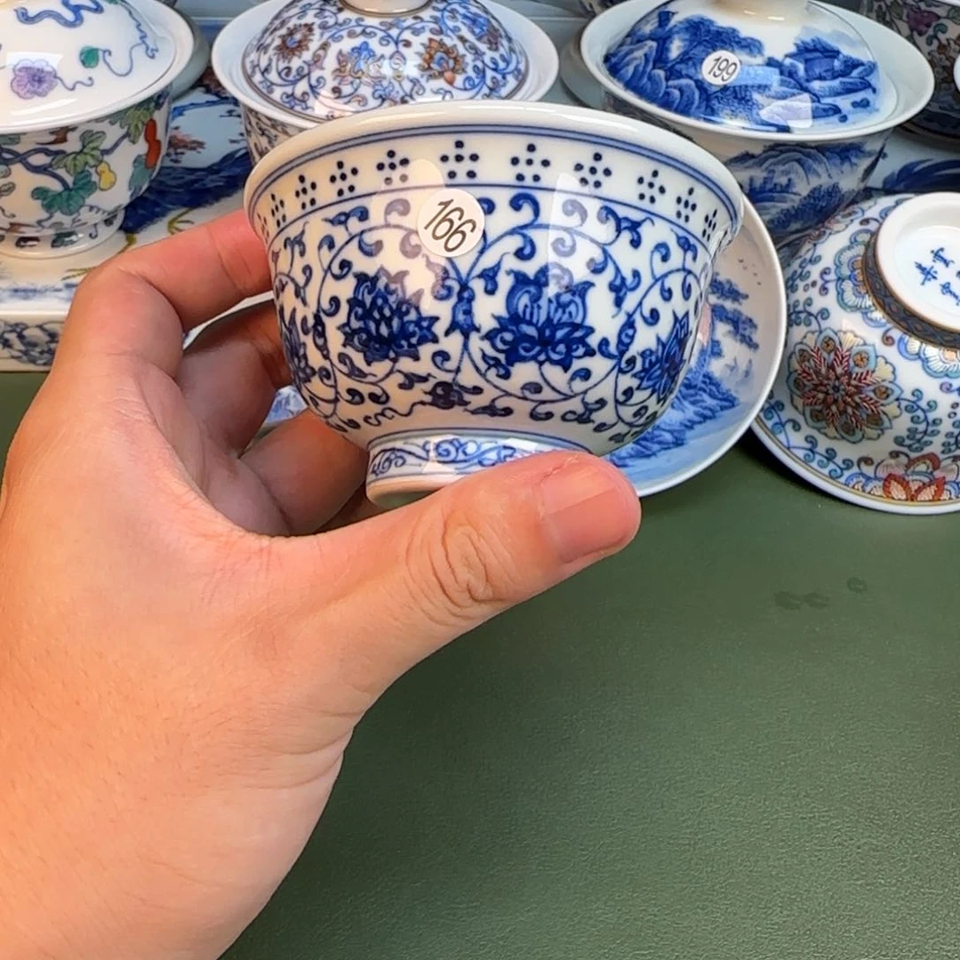 彦祖纯手工手绘茶具166
