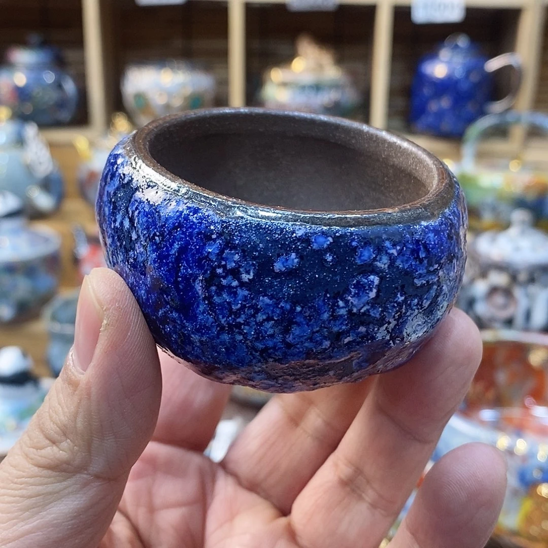 粗陶志野柴烧茶器