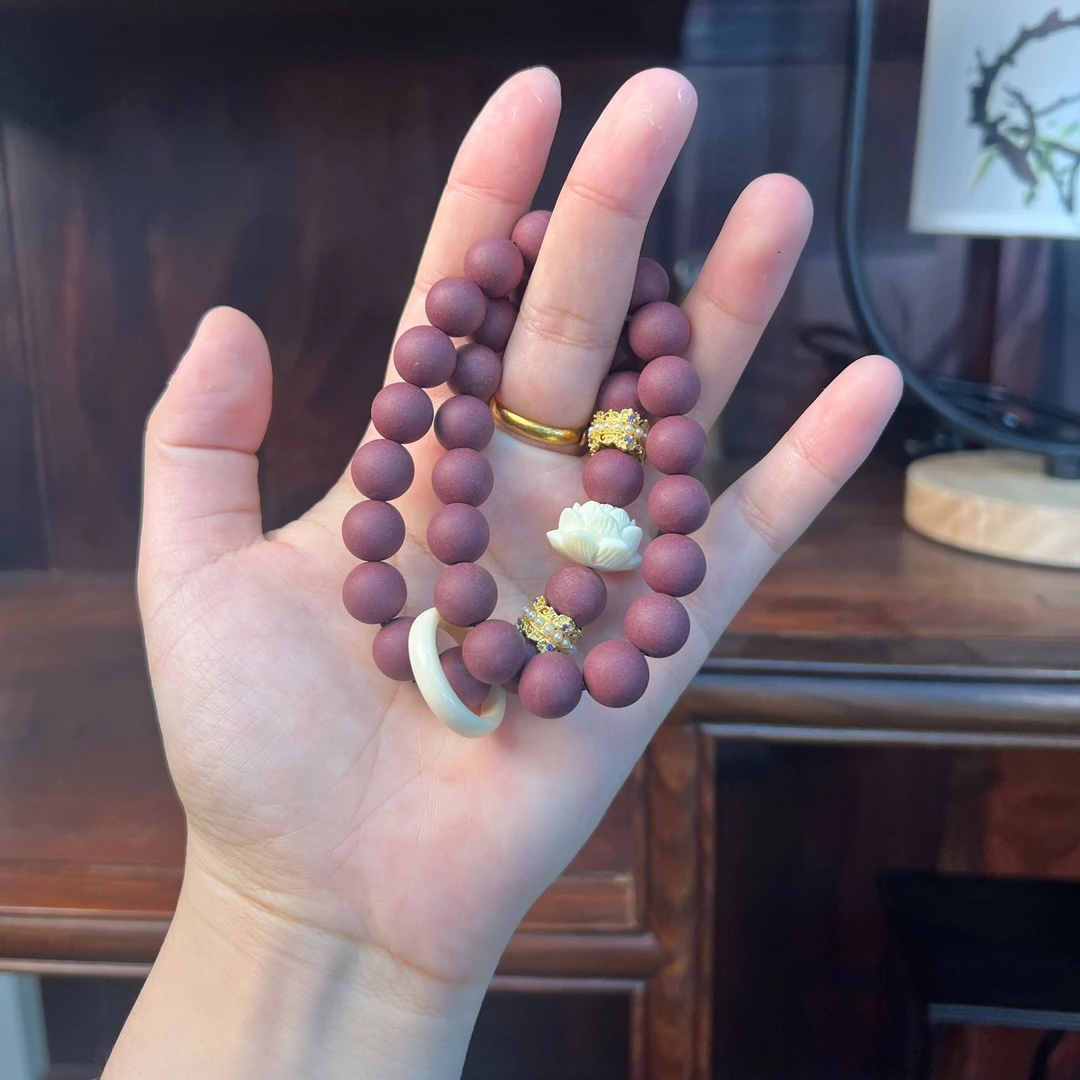 【双圈】宁神睡眠国风精致时尚古法手工合香珠平安如意手串合香珠