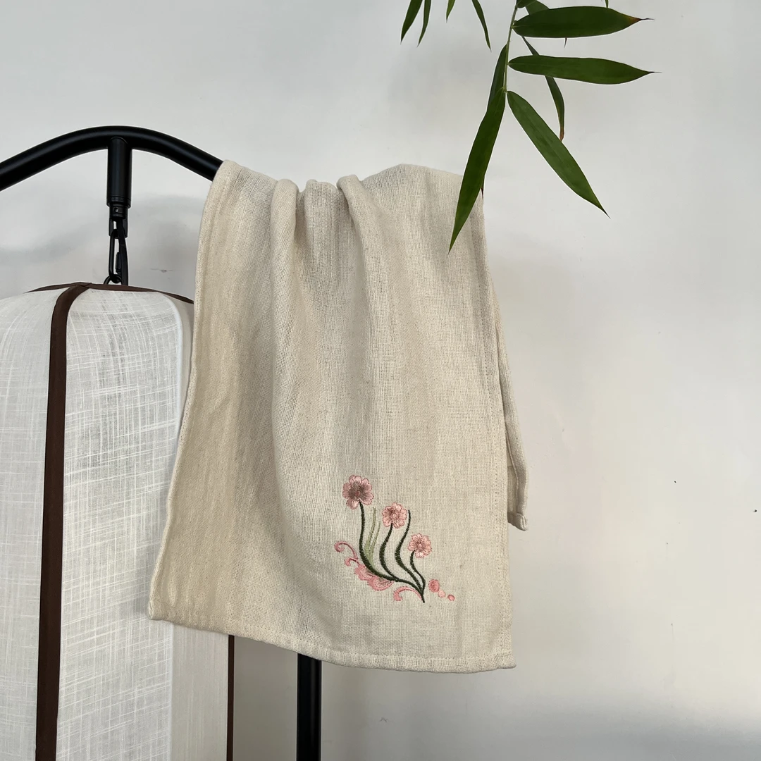 木汀家-汉麻毛巾 天然材质 杀菌灭菌 擦脸毛巾吸水强