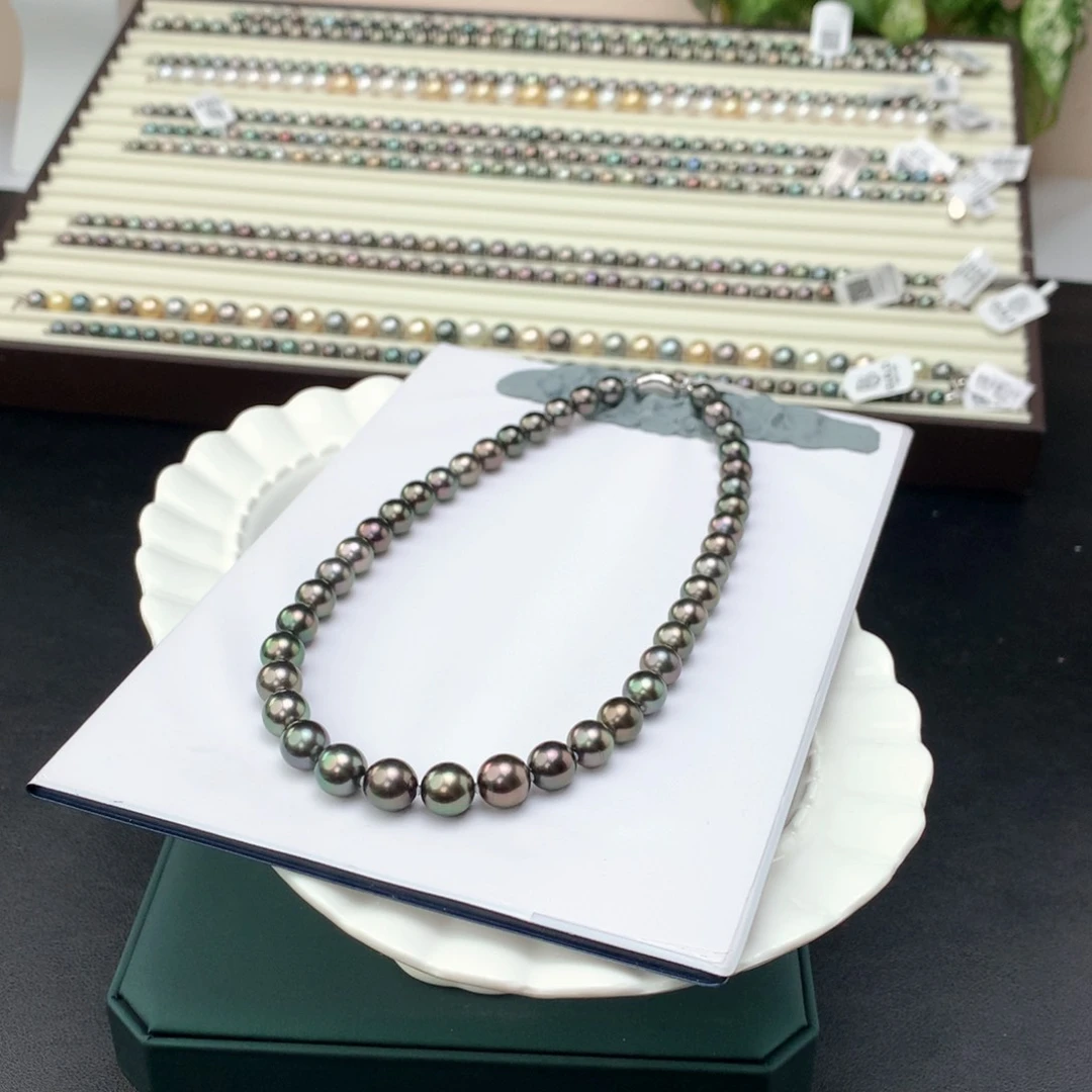 海水珍珠颈饰银S925镶嵌