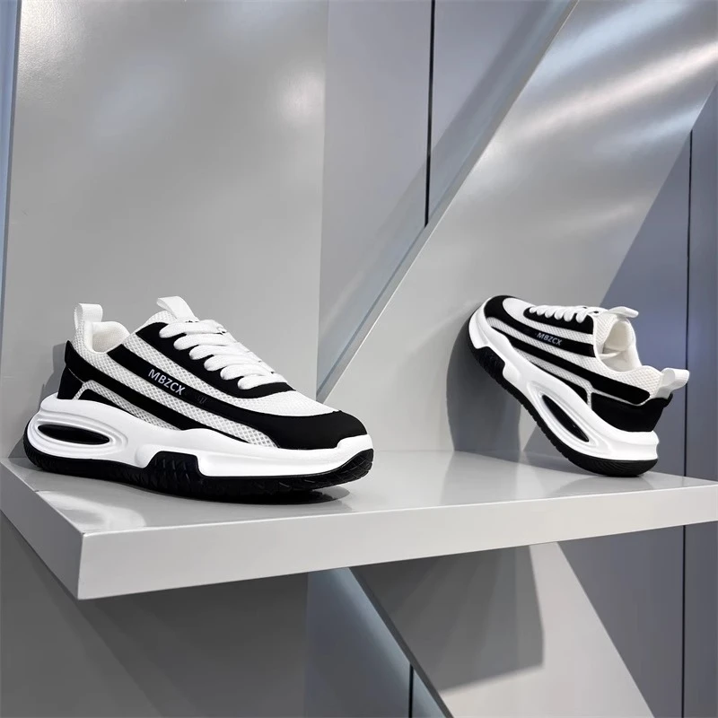 老爹鞋网面增高透气运动休闲鞋时尚休闲鞋情侣秋季时尚休闲男鞋