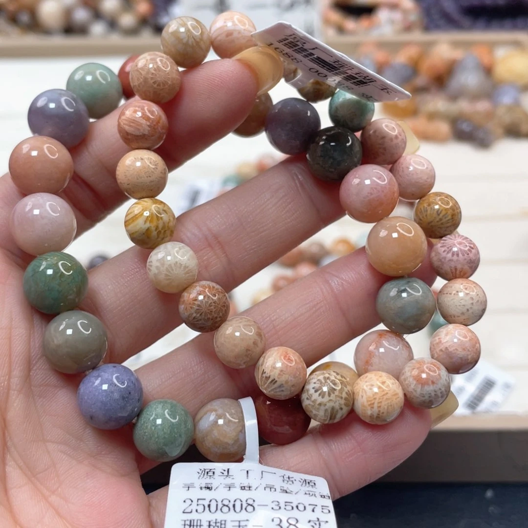 未镶嵌手链硅化珊瑚（珊瑚玉）已**回218