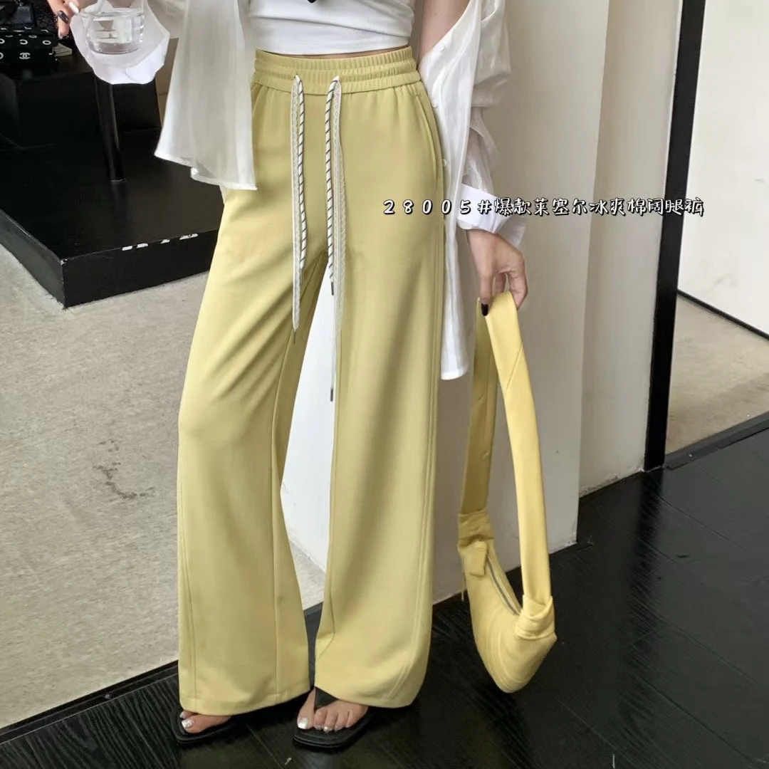 28005新款时尚舒适百搭休闲阔腿裤