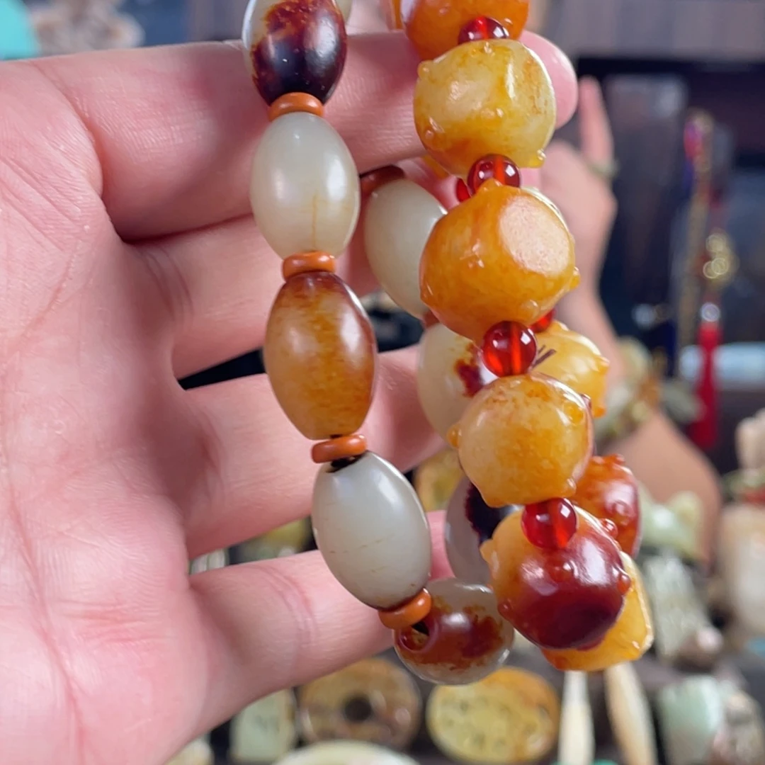 和田玉未镶嵌挂件金*