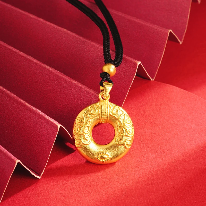 铜合金亚克力项链 圈女士饰品气质百搭古法工艺黄铜镀金厂家直供