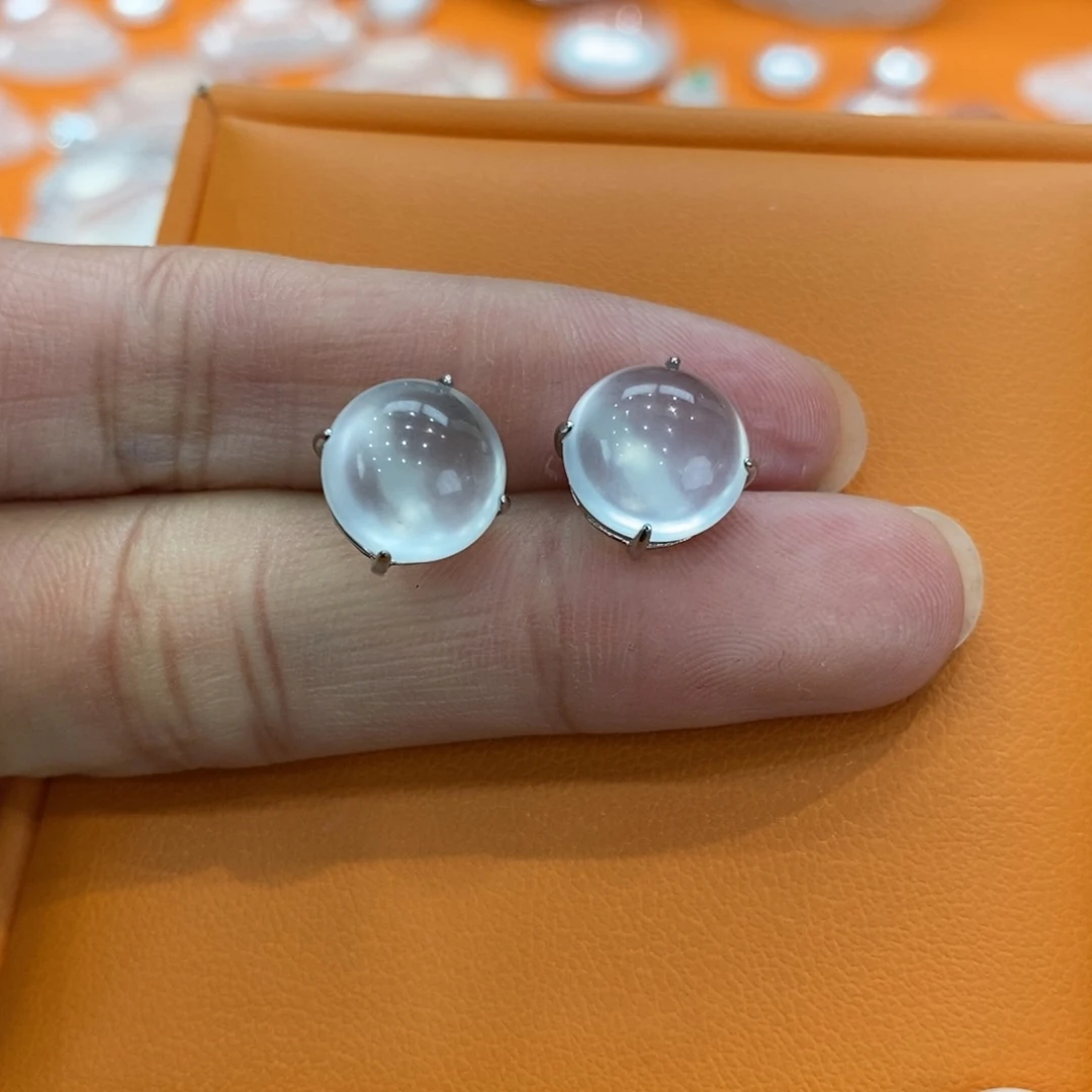 石英质玉吊坠(赠链)银S925镶嵌