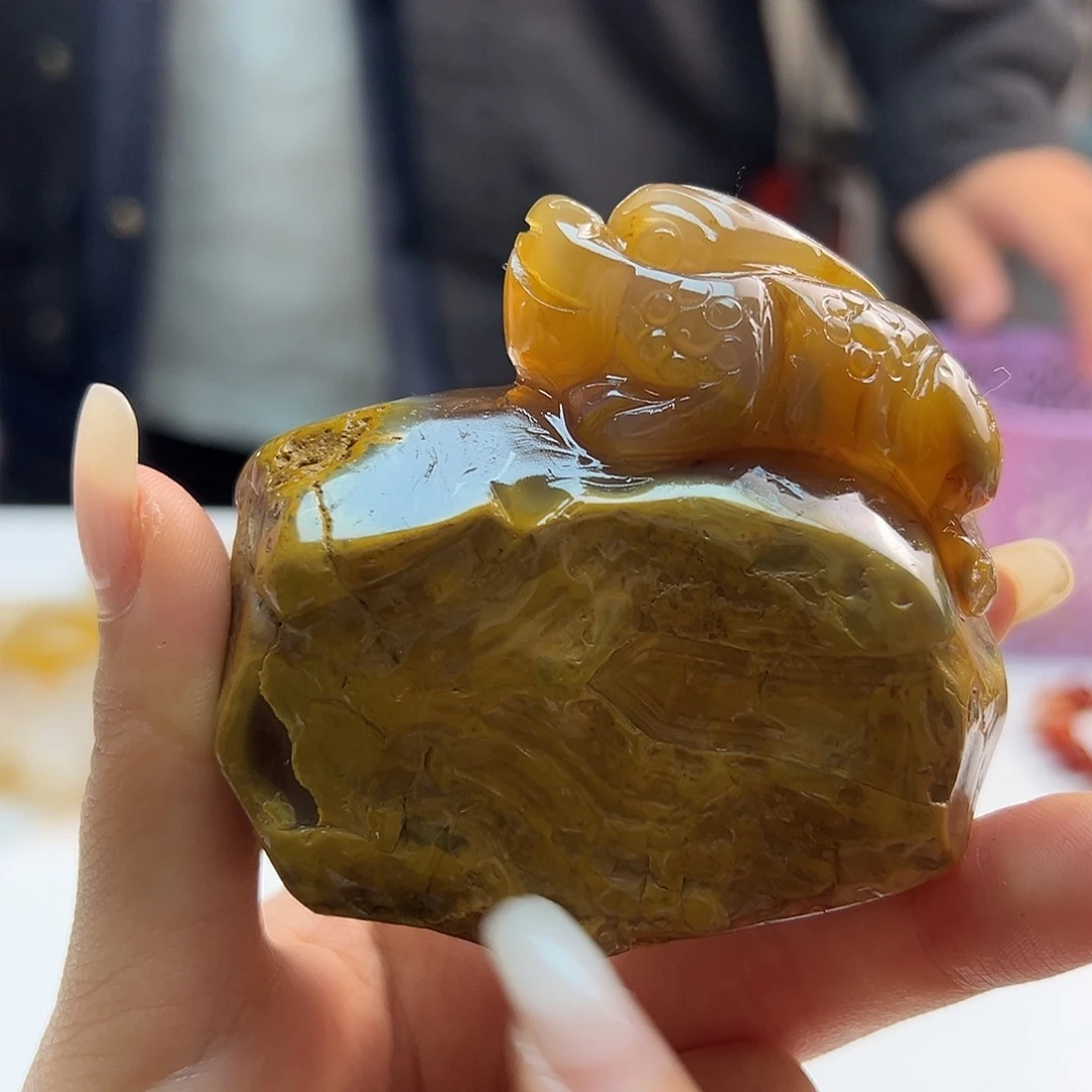 玛瑙/玉髓未镶嵌吊坠(不含链)