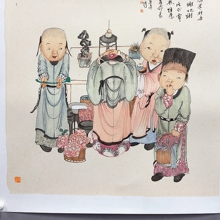 国画亲笔手绘放心去藏