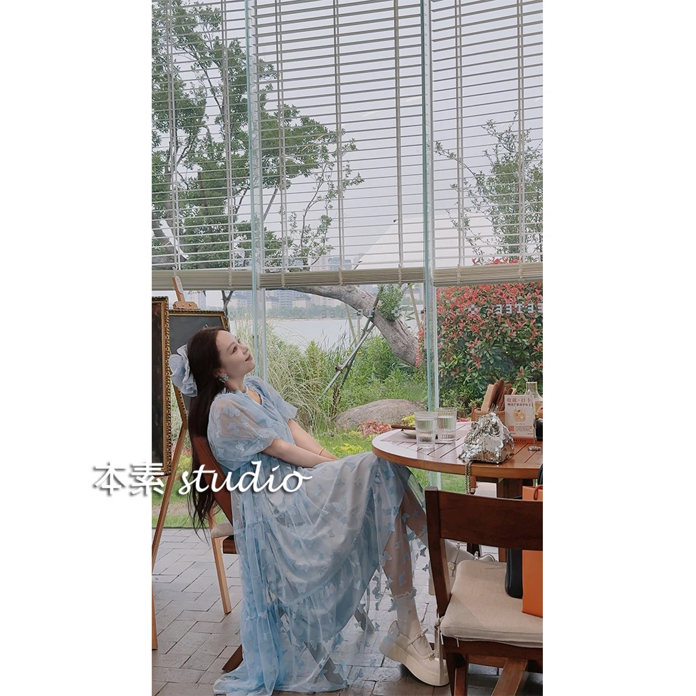 7月21日宽松连衣裙显瘦气质娃娃领夏季小清新-B