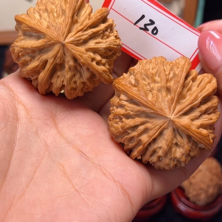 手串文玩核桃50毕业凹底野牛五棱130