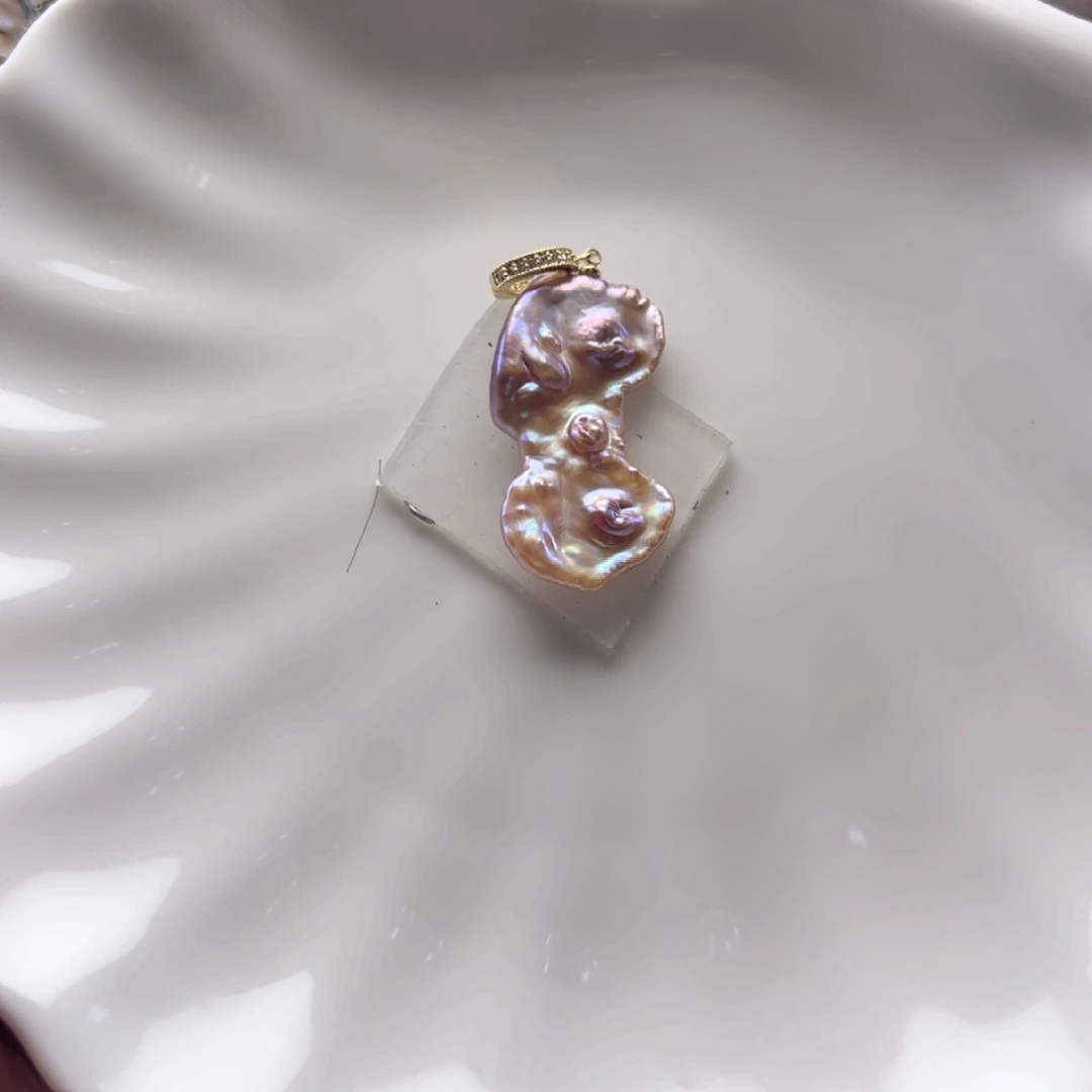 未镶嵌吊坠淡水珍珠【纯恬】