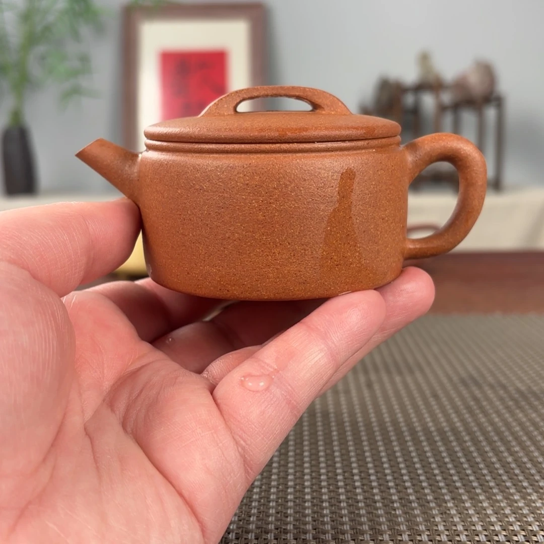 紫砂茶壶微瑕黄龙山原矿紫砂壶