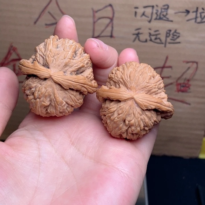 文玩核桃吊坠白狮子42尺