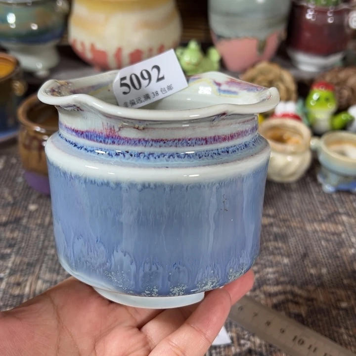 口8 手工花盆满30包邮