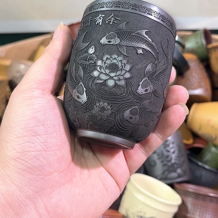 茶杯紫砂全手工紫砂主人杯