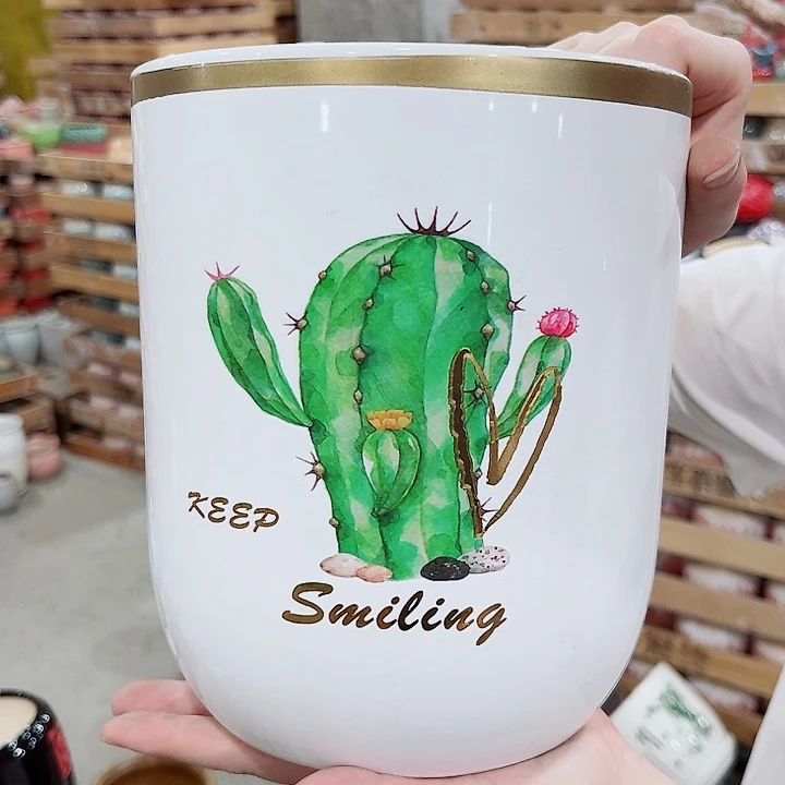 有孔.凑单10元陶瓷花盆发货！