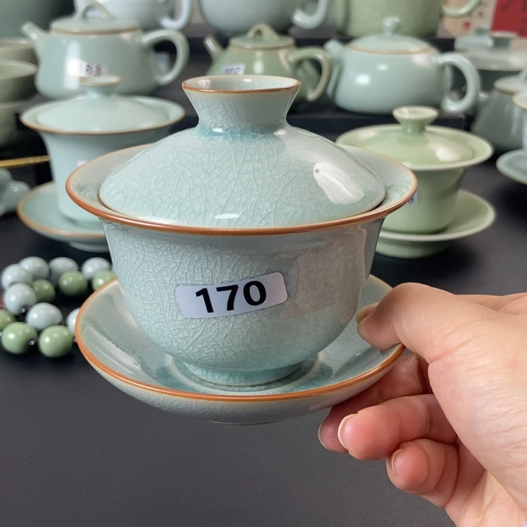 壶吴文杰老师冰花盖碗