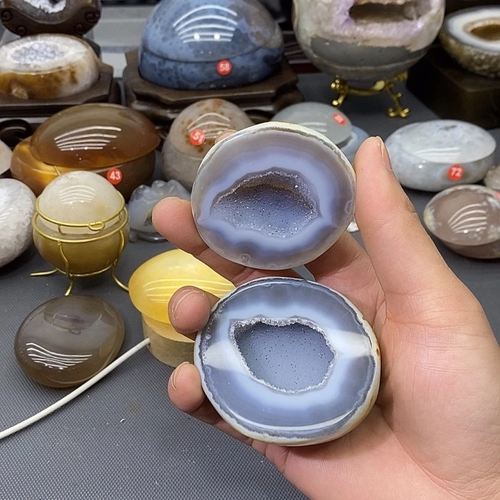 摆件未镶嵌紫晶聚宝盆