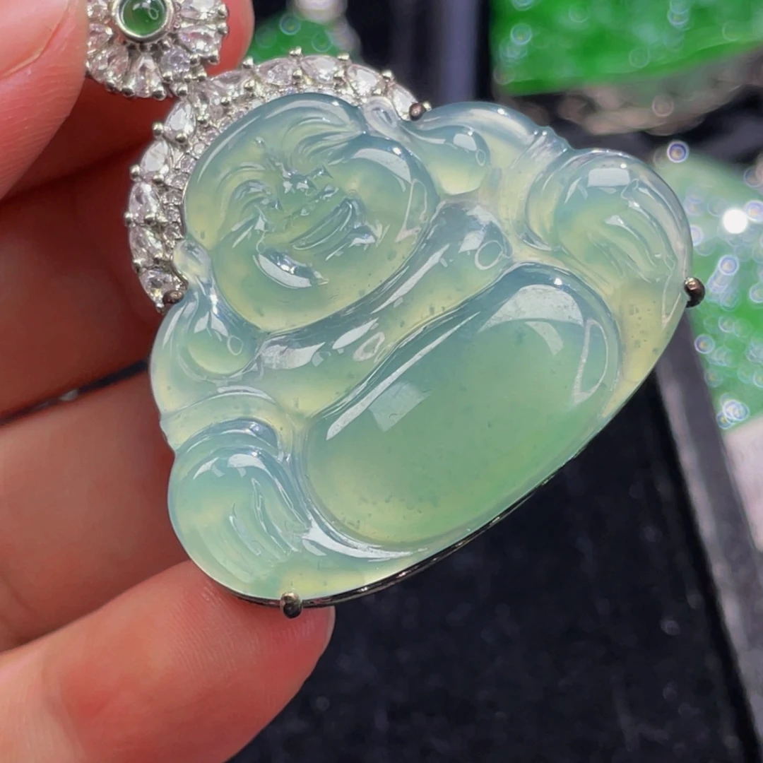 翡翠未镶嵌颈饰6，