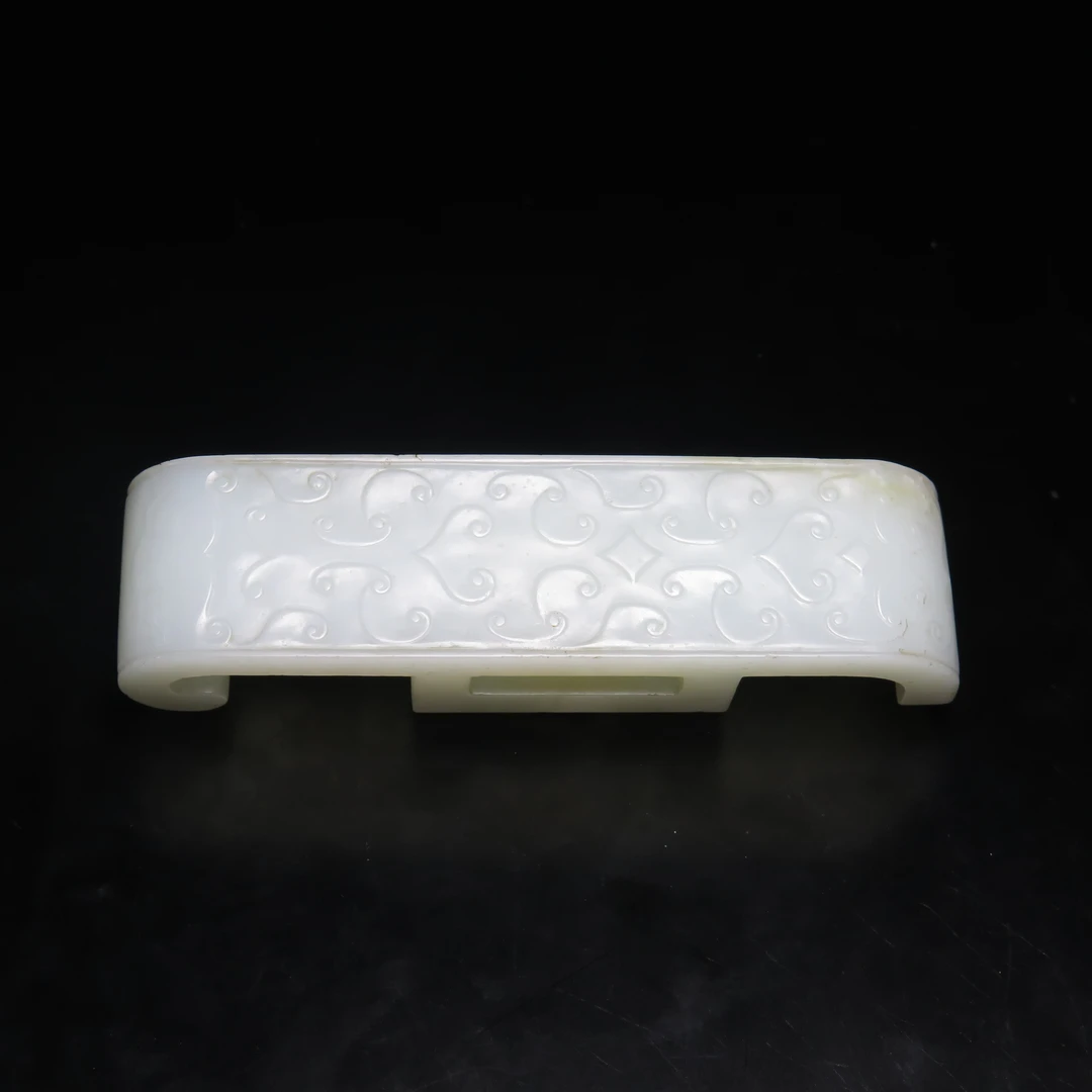 清代玉剑璏/MZ067463/和田玉/民族文物